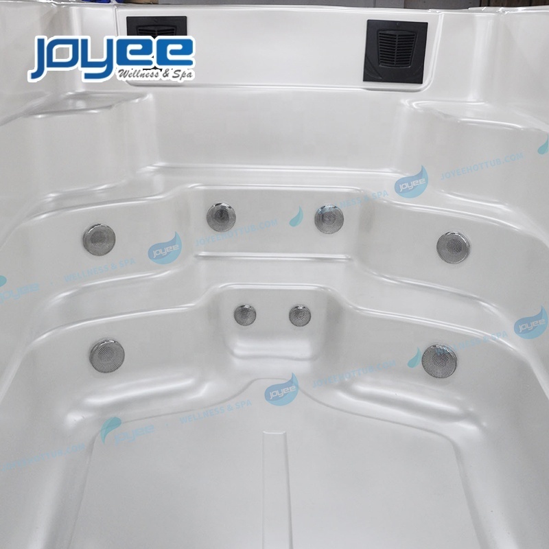 JOYEE Lowest Price 2 Years Passion Freestanding Europe Balboa Swimspa Swim Filter Hot Tub Swimming Pool Spa Tubs