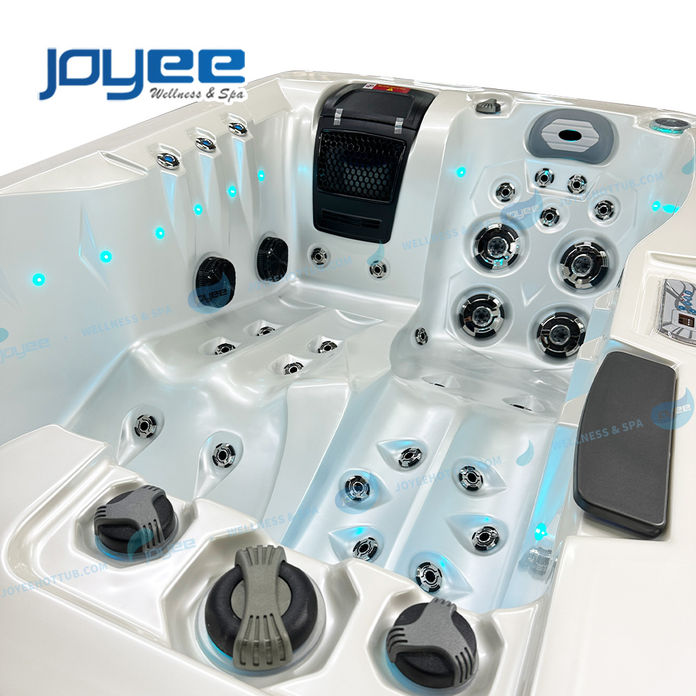 JOYEE 2 persons couple outdoor hot tub hot tubs and jaccuzzi outdoor square hydro massage spa tub new design japan massage spa