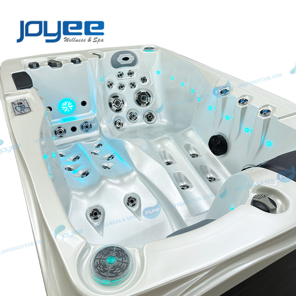 JOYEE 2 persons couple outdoor hot tub hot tubs and jaccuzzi outdoor square hydro massage spa tub new design japan massage spa