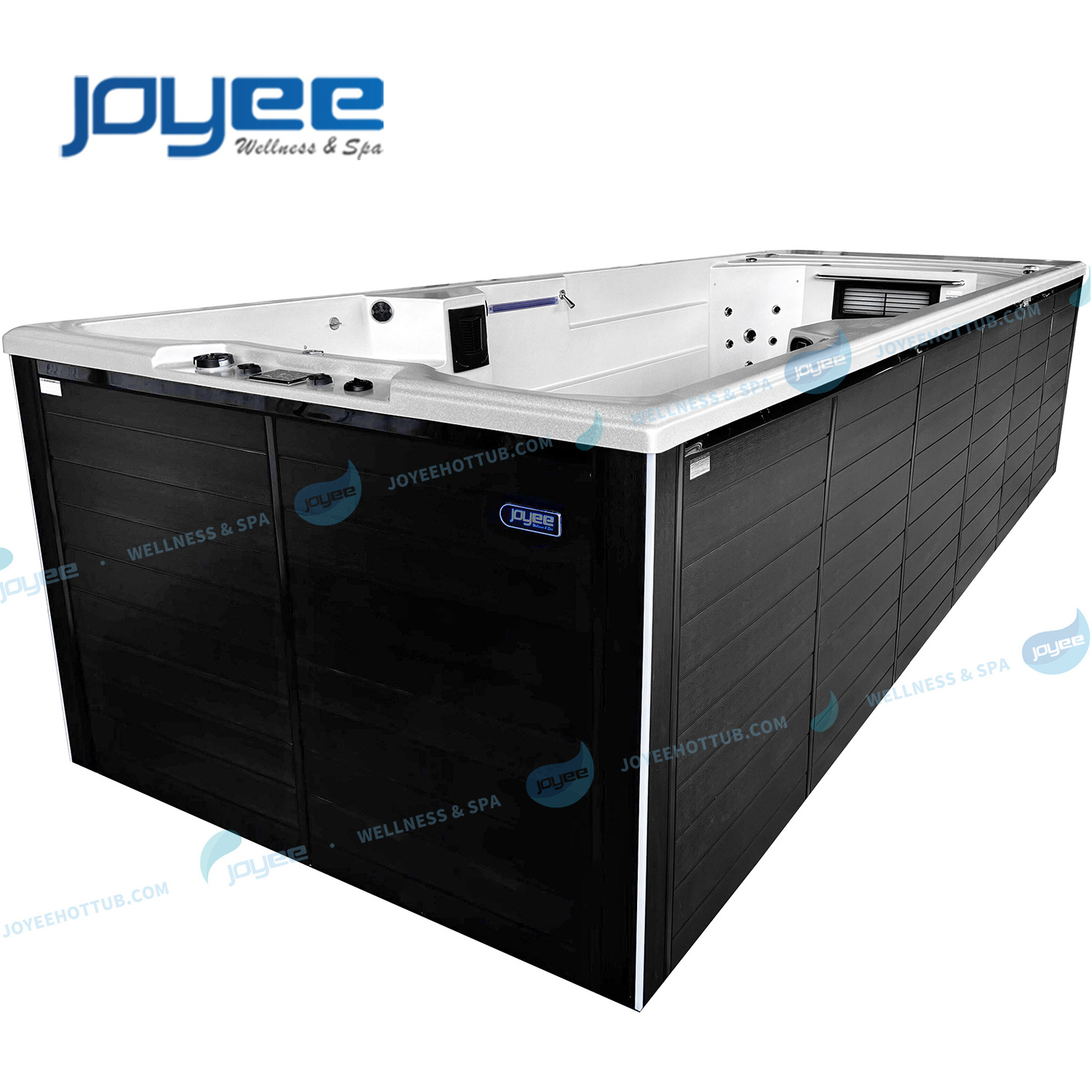 JOYEE Factory sale large size 8-10 persons counter flow swimming pool balboa heating inground endless swim spa