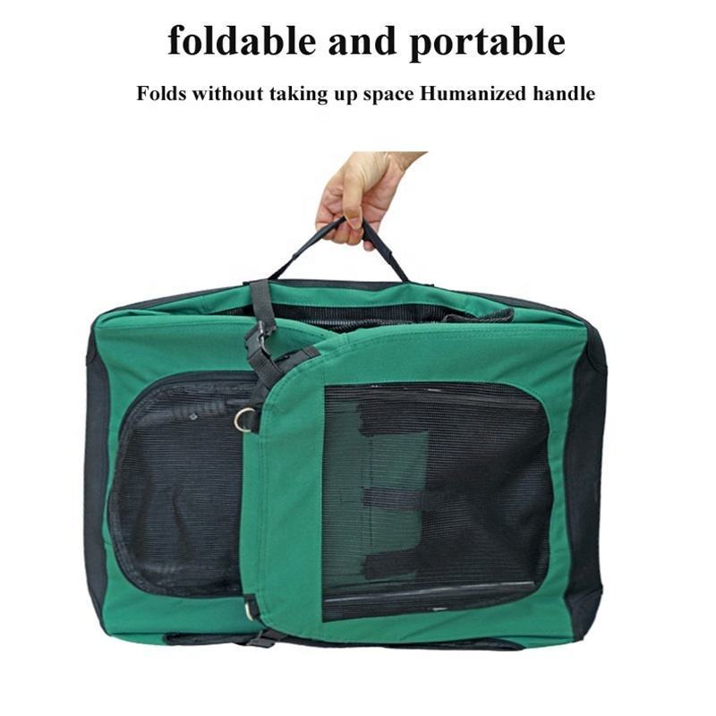 Medium And Large Dog Pet Bags Collapsible Dog Tent Durable Portable Soft Dog Bag Crate Carrier Kennel