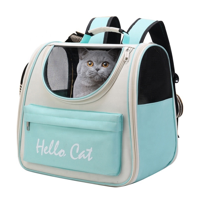 Portable Pet Bag For Cat Out Backpack Dog Travel Large Mesh Travel Bag Foldable Breathable Pet Transport Bag Carrying For Cats