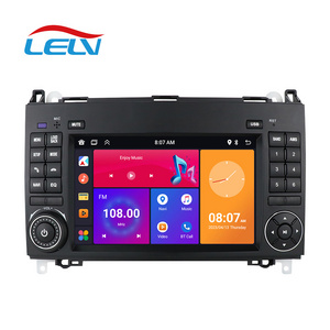 LELV 7inch 2 Din For Mercedes Benz B200 Car Radio Android 13 Audio Gps Navigation Wifi Bt Fm Radio Screen