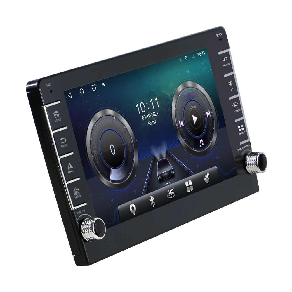 Universal 9 10 inch frame host ultra-thin universal car stereo android 12 with knobs keys carplay auto 8core dsp