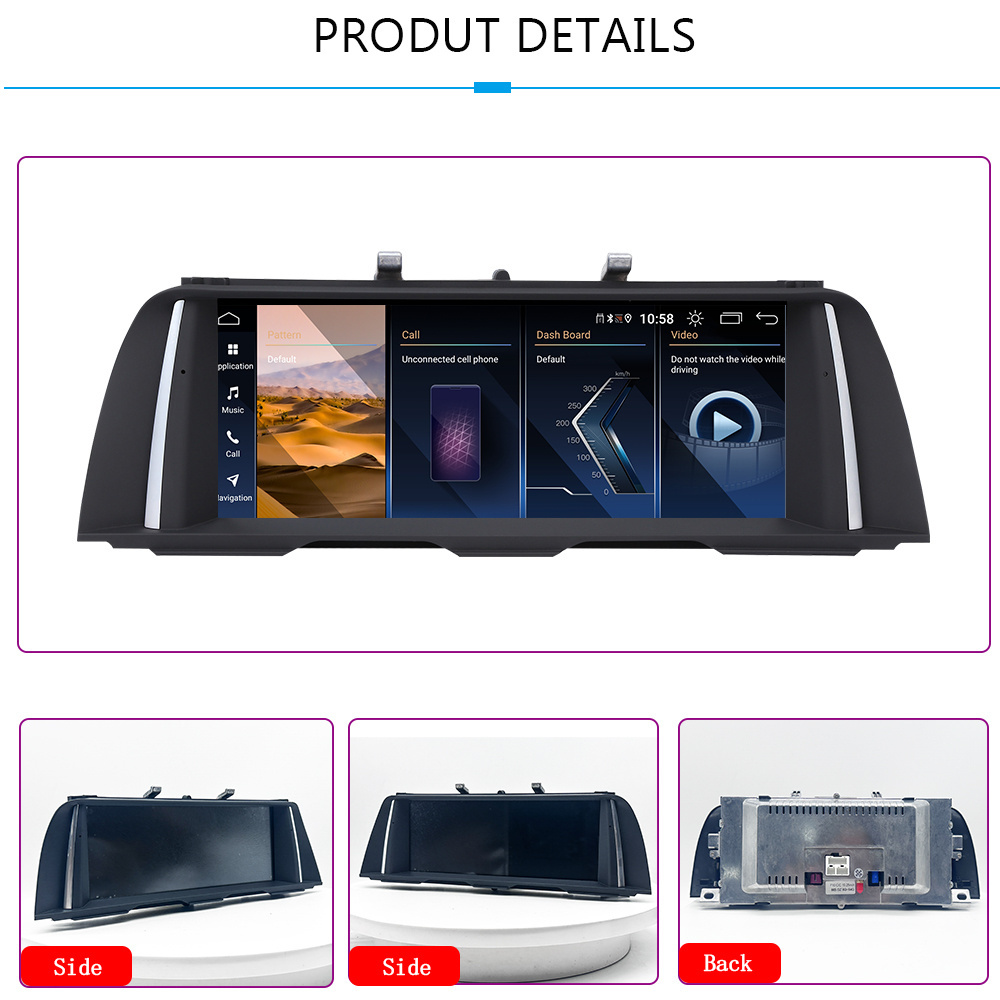 10.25 inch Android 10 8 core cpu 4+64g Auto Stereo GPS Navigation For BMW 5 Series F10 F11 Car Radio 665