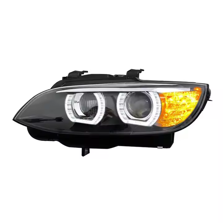 SJC Auto Car Accessories For BMW E92 Headlights 2006-2012 LCI Angel Eyes LED Headlights BMW E92 M3 & 3 Series plug and play