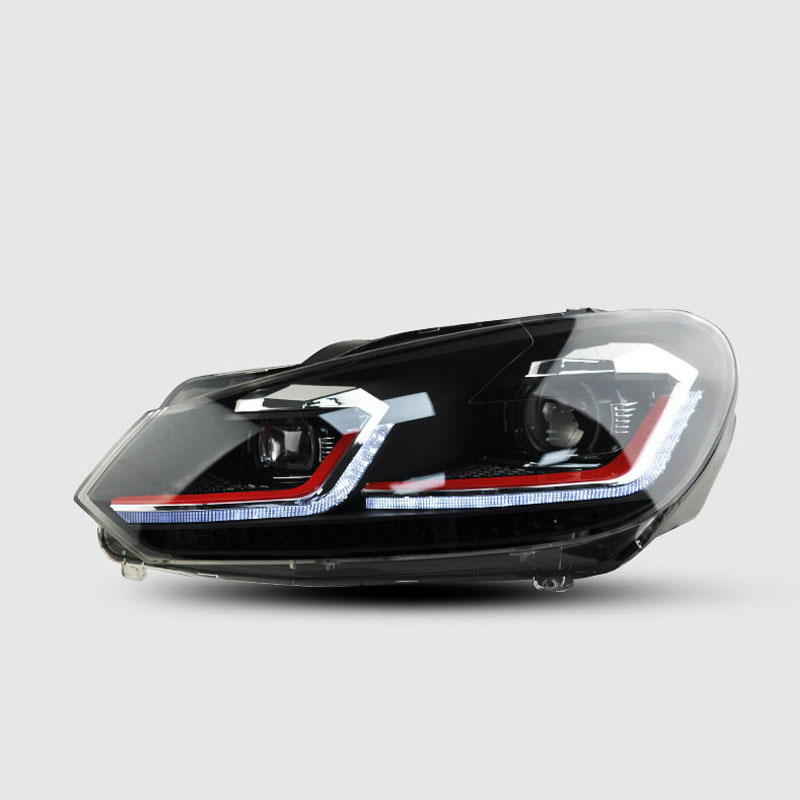 Car Model Head Lamp for VW Golf 6 Headlights 2009-2012 Golf 6 LED Headlight DRL Signal Lamp Hid Bi Xenon Auto Accessories