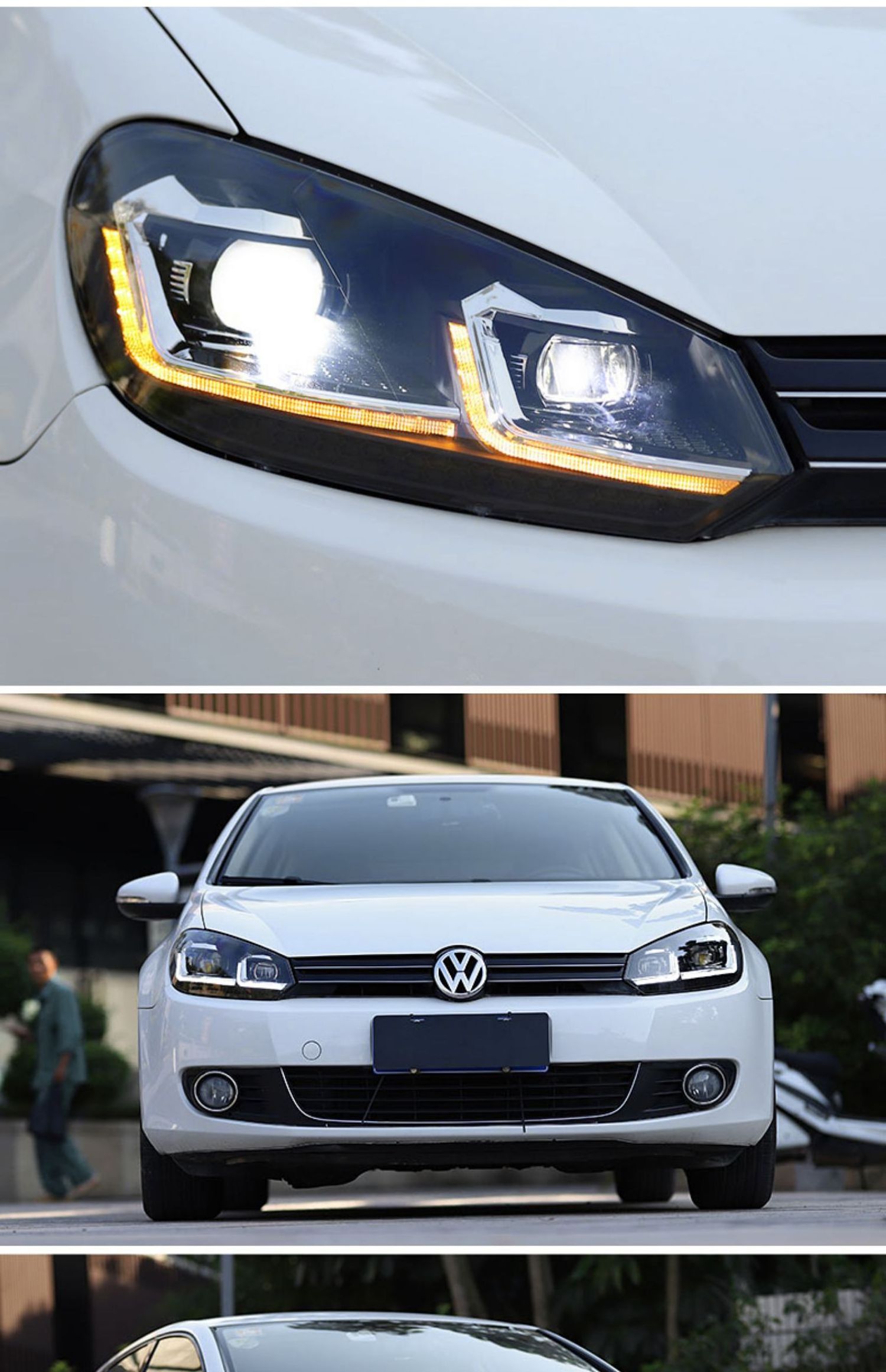 Car Model Head Lamp for VW Golf 6 Headlights 2009-2012 Golf 6 LED Headlight DRL Signal Lamp Hid Bi Xenon Auto Accessories