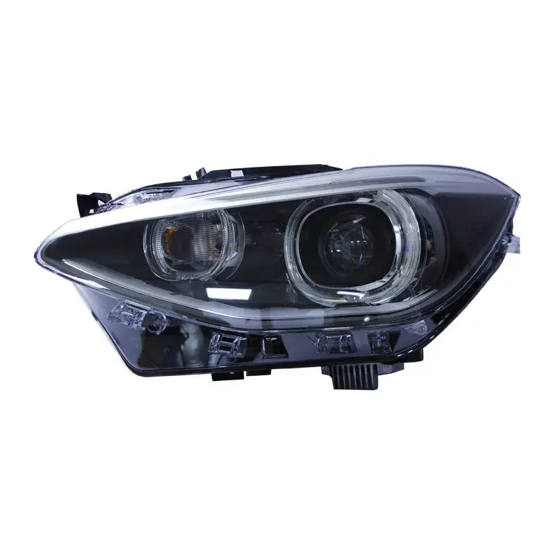 SJC Car Accessories For BMW 1 Series F20 Headlamp Assembly Equipped Angel Eye Daytime Running Lamp Modified Headlight