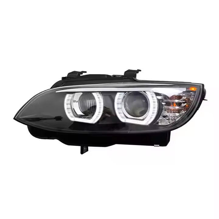 SJC Auto Car Accessories For BMW E92 Headlights 2006-2012 LCI Angel Eyes LED Headlights BMW E92 M3 & 3 Series plug and play