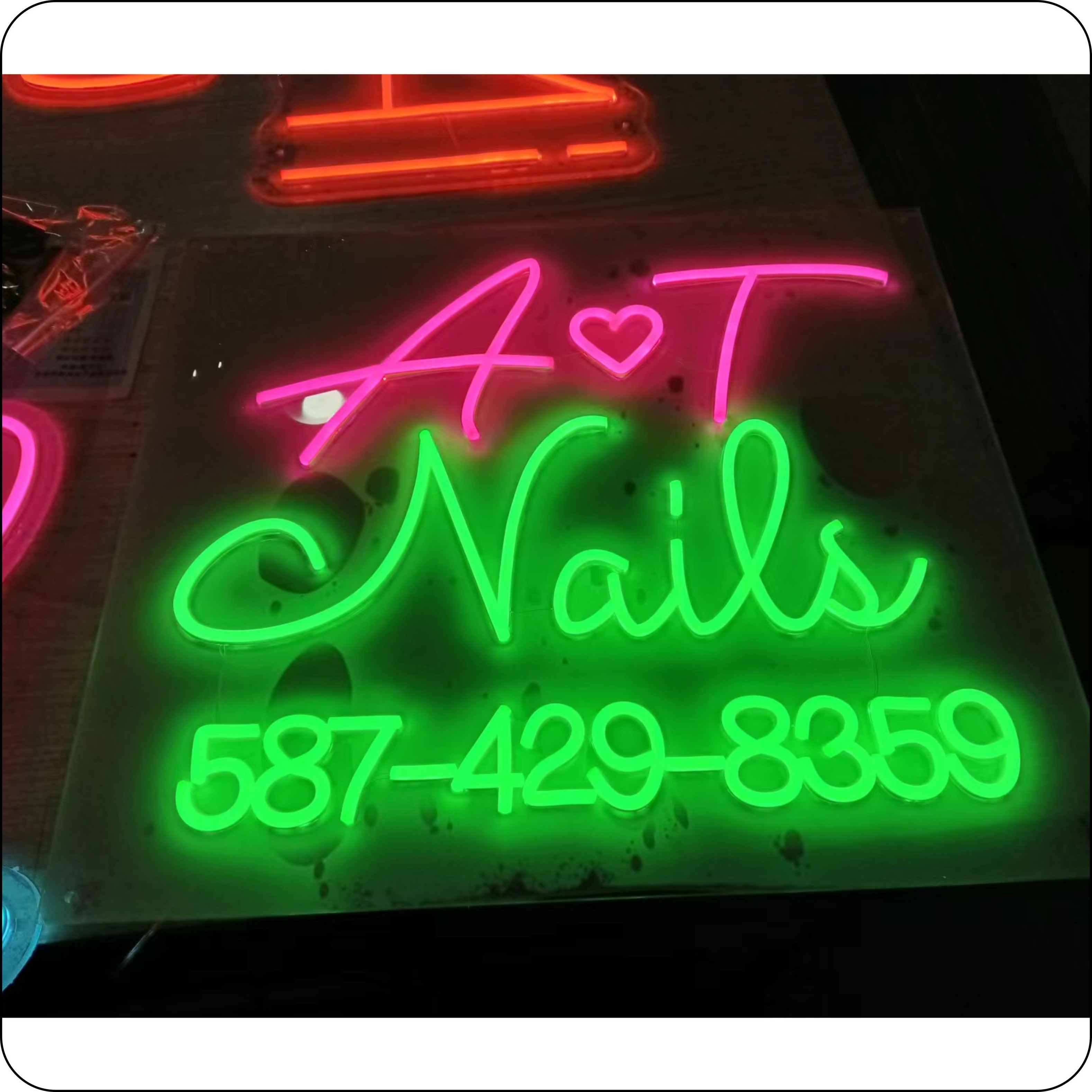 Fast Delivery Commercial Service Equipment  Custom Outdoor Acrylic Neon Letter Sign