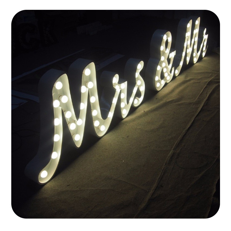 Props Wedding Decor Marry Me Lights Marquee Letter 3ft 4ft Big Numbers Giant Light Up Letters Led Marquee Alphabet Love Letters