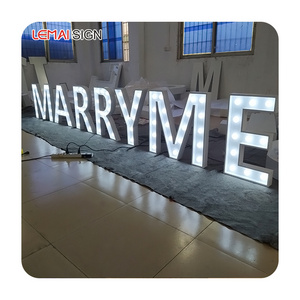 Decor Marry Me Lights Marquee  Numbers Giant Light Up Letters Led 3d Marquee  Alphabet Love Letters 3ft 4ft marquee letters