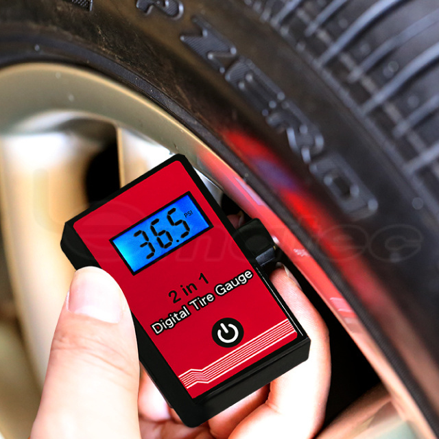 Taiwan Tire Tools With Digital Tyre Depth Gauge Air Pressure Gauge 2 in 1 Tire Gauge