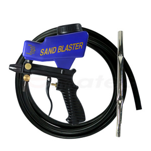 LEMATEC Sandblasting gun sand blasting gun With Siphon Gravity Feed for remove dust oil paint air sandblaster Taiwan Tool