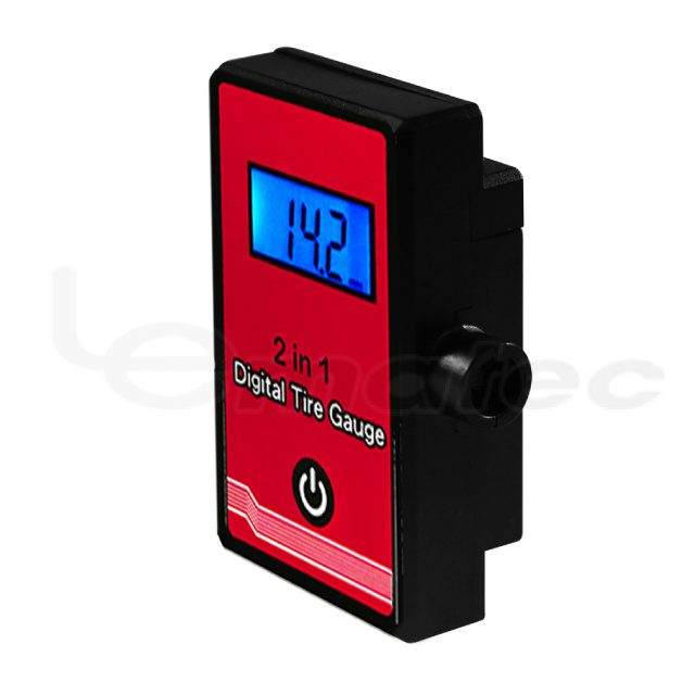 Electronic Lightweight 2 in 1 Digital Tyre 150 PSI Pressure Testing Tire Tread Depth Gauge