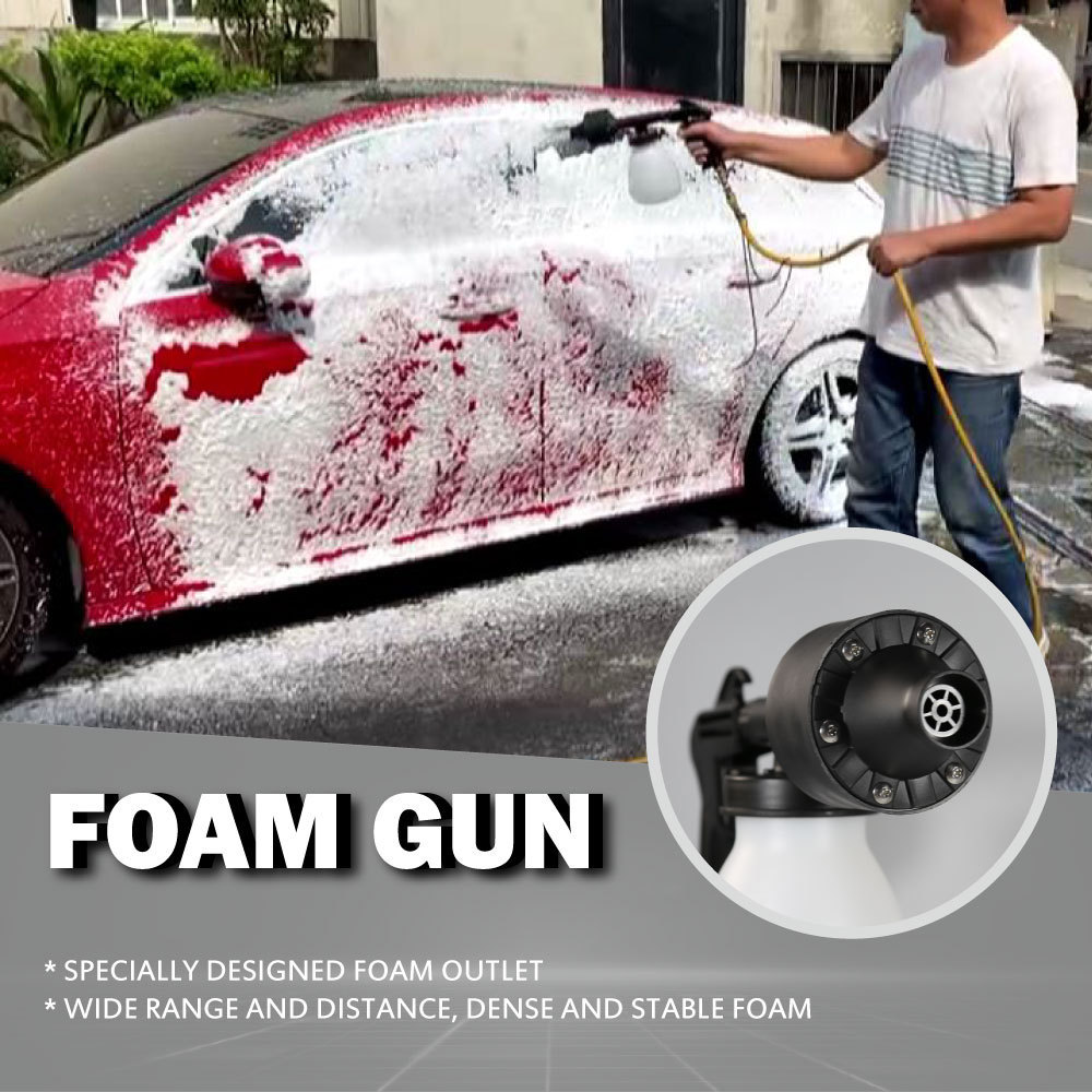 Car Washer Foam Gun Air Driven Washing Tool Shampoo Snow Sprayer Tool LEMATEC Taiwan