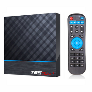 T95MAX+ android tv box Amlogic S905x3 set top box T95 max plus Android 9.0 8K media player