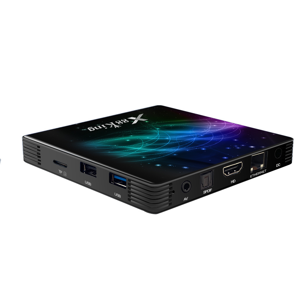 X88 King Amlogic S922X Android 9.0 TV Box B T 5.0 4GB RAM 128GB ROM Quad+dual core tv box