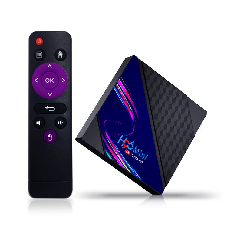 Cheapest H96 Mini V8 4K RK3228A Smart Set Top Box 2GB RAM 16GB ROM Quad Core Android 10.0 OS IPTV Tvbox support TIK-TOK