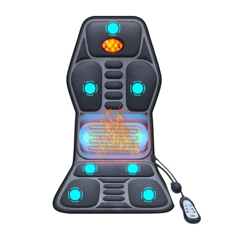 2023 Good Price Korea Electric Massage Mattress Infrared Heating Seat Car Massage Cushion with Heat Vibration