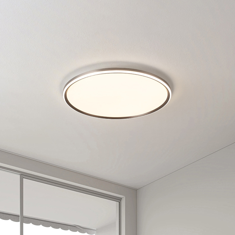 LEMI  Surface Mounted Modern Bedroom Aluminum White Black Color Led Round Ceiling Light