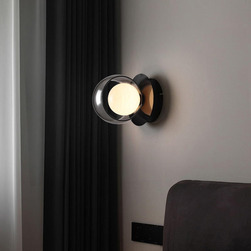 Nordic Contemporary Wall Light Up Down Aluminum Wall Lamp Indoor Black Lighting Fixture LED Farmhouse Wall Sconce