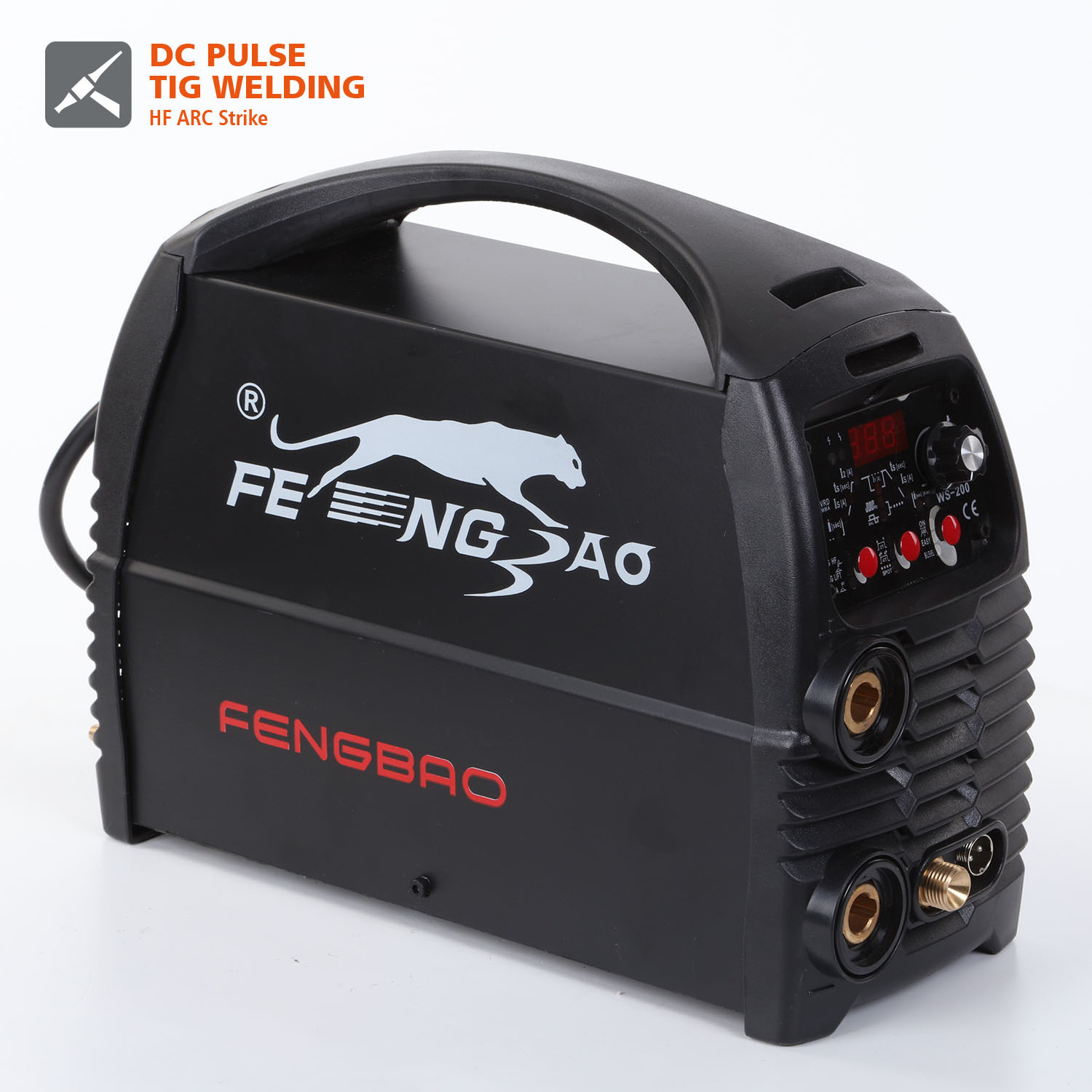 Decapower DC single phase TIG Pulse 3 in 1 200AMP TIG Welder 220V for stainless steel