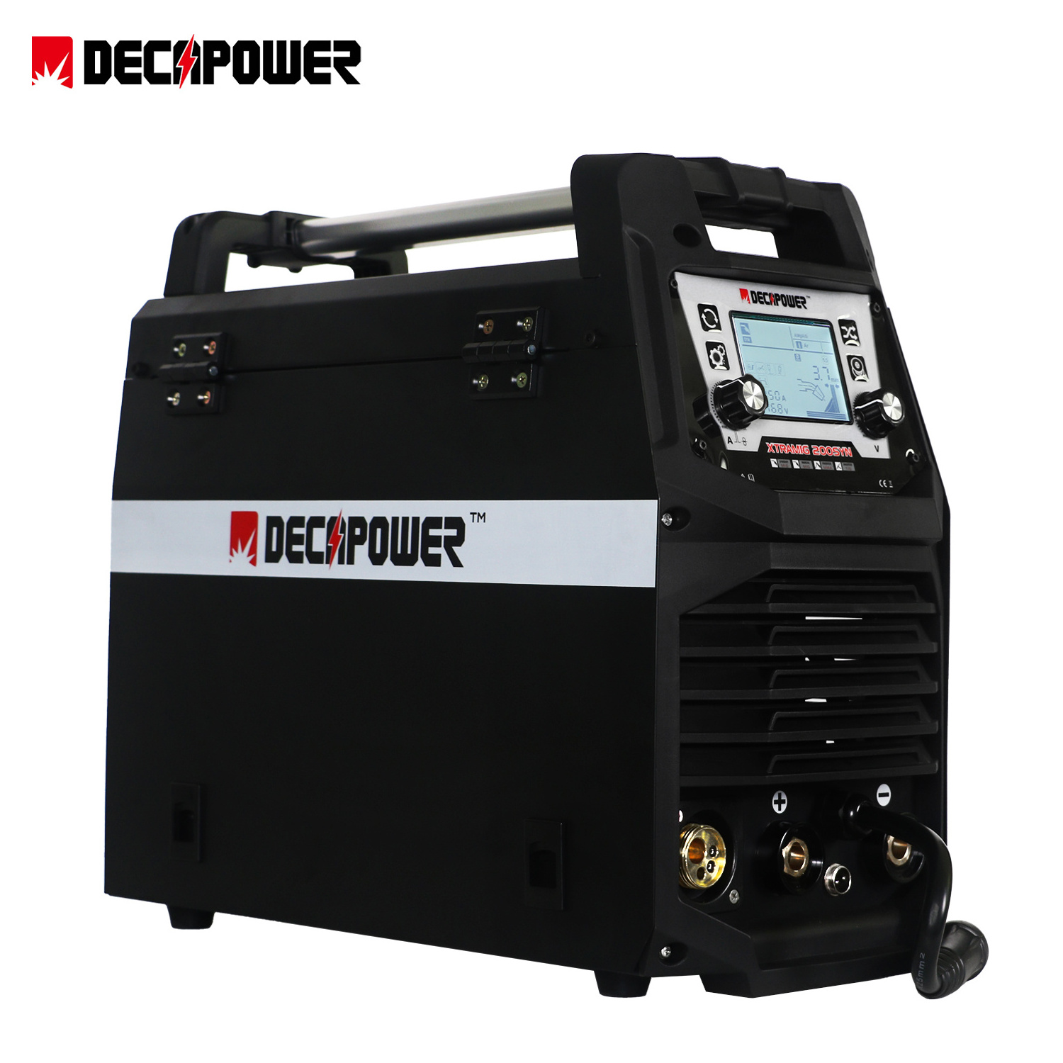 Decapower 4 in 1 aluminum welder MIG MAG MMA TIG IGBT professional inverter 200A CO2 NO GAS XTRAMIG welding machine with 220V