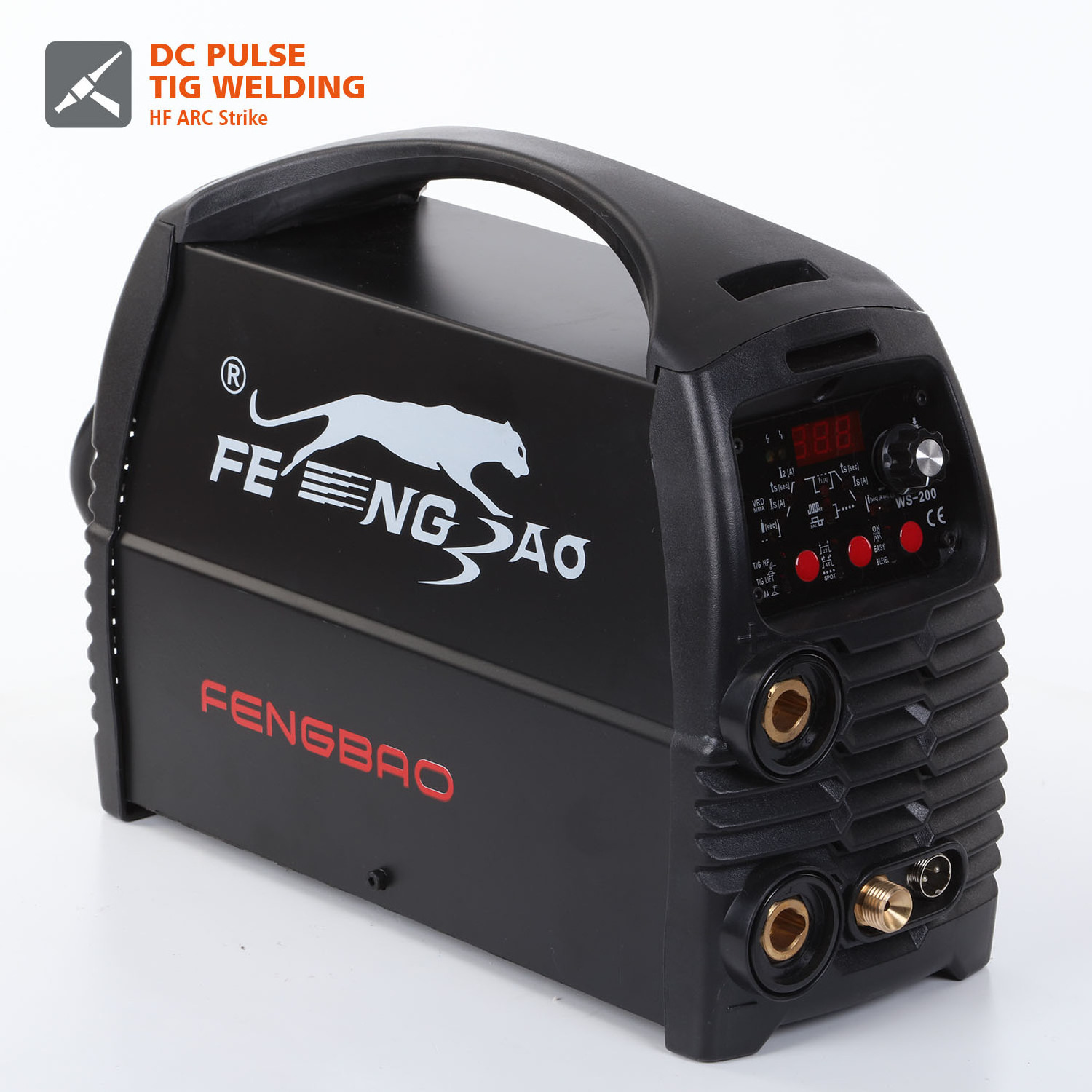 Decapower DC single phase TIG Pulse 3 in 1 200AMP TIG Welder 220V for stainless steel