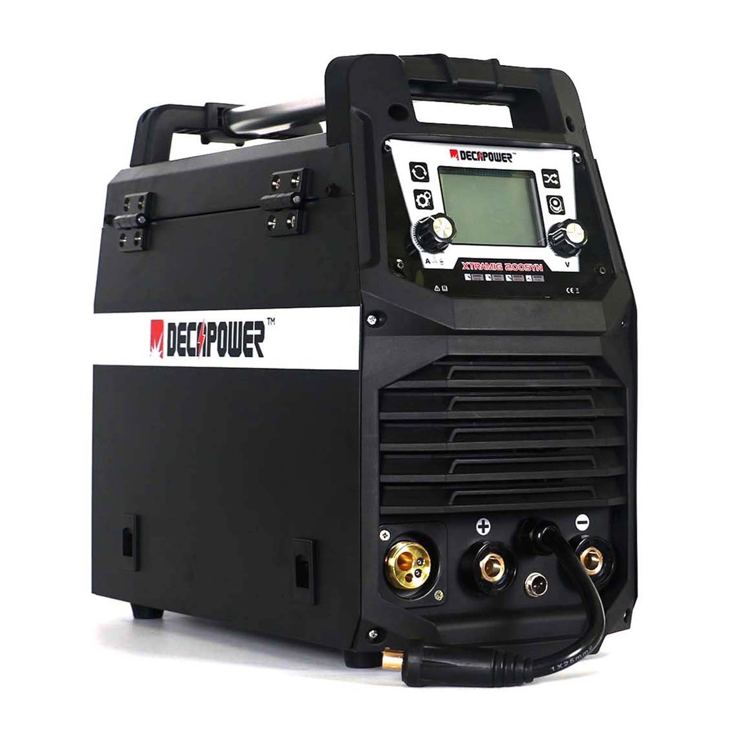 Decapower portable synergic inverter igbt  Mig mag tig mma 200A Co2 gas gasless welding machine