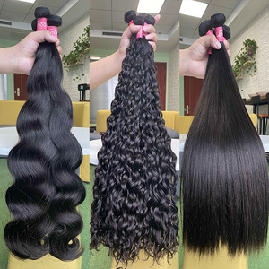 12A Grade 100% Brazilian Human Hair Extension Vendors High Quality Double Drawn Raw Virgin Cuticle Aligned Human Hair Bundles