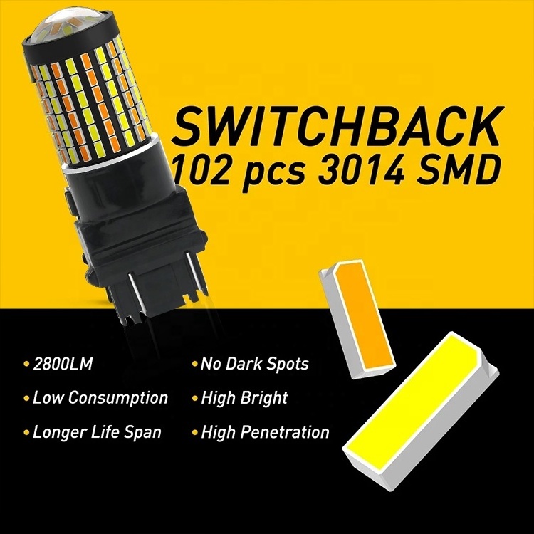 Car turn signal light LED brake bulb 3014 120SMD S25 1157 BAY15D 7443 W21 5W T20 3157 T25 Canbus reverse tail lamp DRL