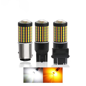 Car turn signal light LED brake bulb 3014 120SMD S25 1157 BAY15D 7443 W21 5W T20 3157 T25 Canbus reverse tail lamp DRL