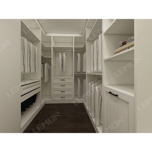 Factory Direct High Quality Canvas Wardrobes Glass Door Cloth Cupboard Wardrobe