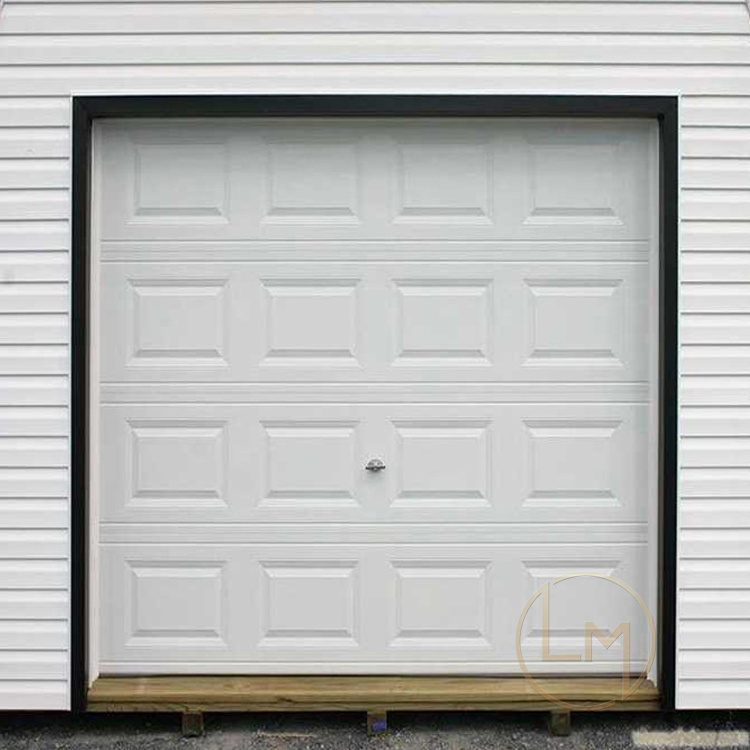 Hot Sale On Line Custom Aluminum Double 4 Panel Electric 9 Ft x 8 Ft 16 x 7 9x7 Garage Door White