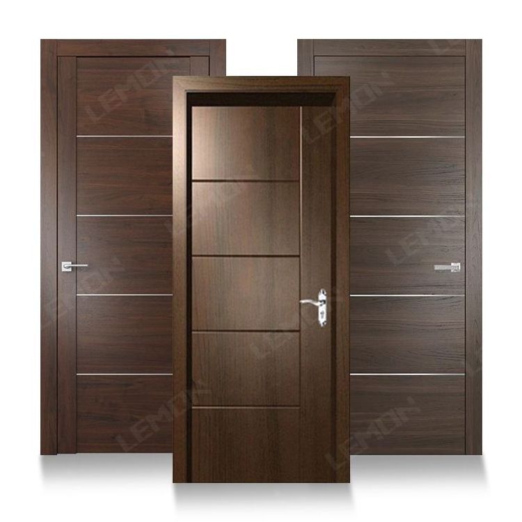 American Red Oak Swing Room Flush Hotel Internal Wood Door Design Mahogany Bedroom Entry Interior Wooden Door