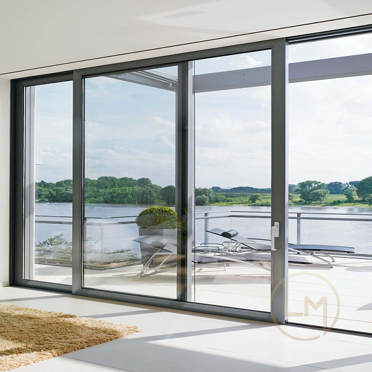 Modern style sliding door double glazed aluminum sliding door glass and windows for balcony