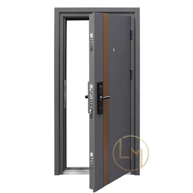 Safety used commercial steel doors for sale apartment steel door