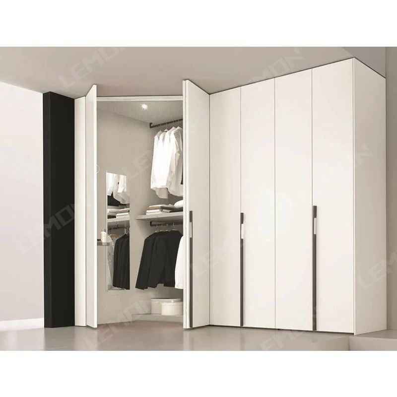 Wholesale price white color modern design wooden wardrobes bedroom closet wardrobe clothes organizer