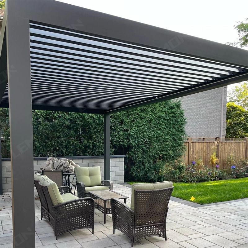 Modern Advanced Design Aluminium Pergola Canopy for Swimming Pool Exterior Pergola Aluminium Outdoor