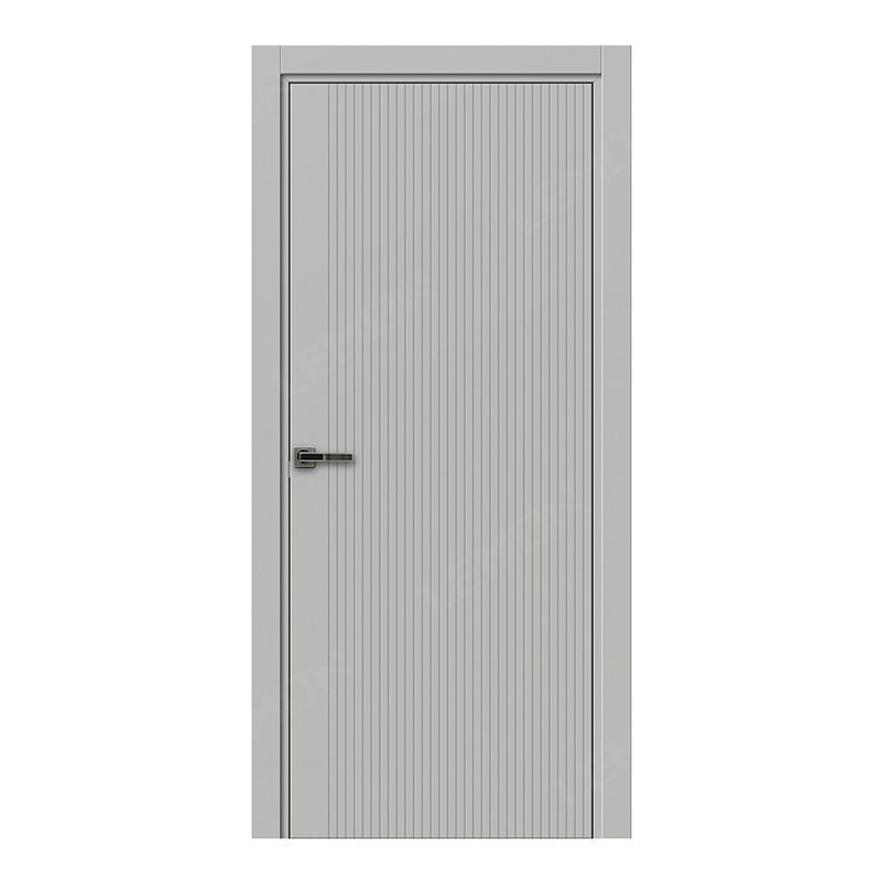 Factory Manufacturer Mahogany Bathroom Modern Interior PVC Timber Wooden Doors For House