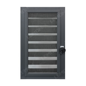 Aluminum Louver Window Hurricane Proof Exterior Anti-theft Aluminum Blades Jalousie Window with Screen