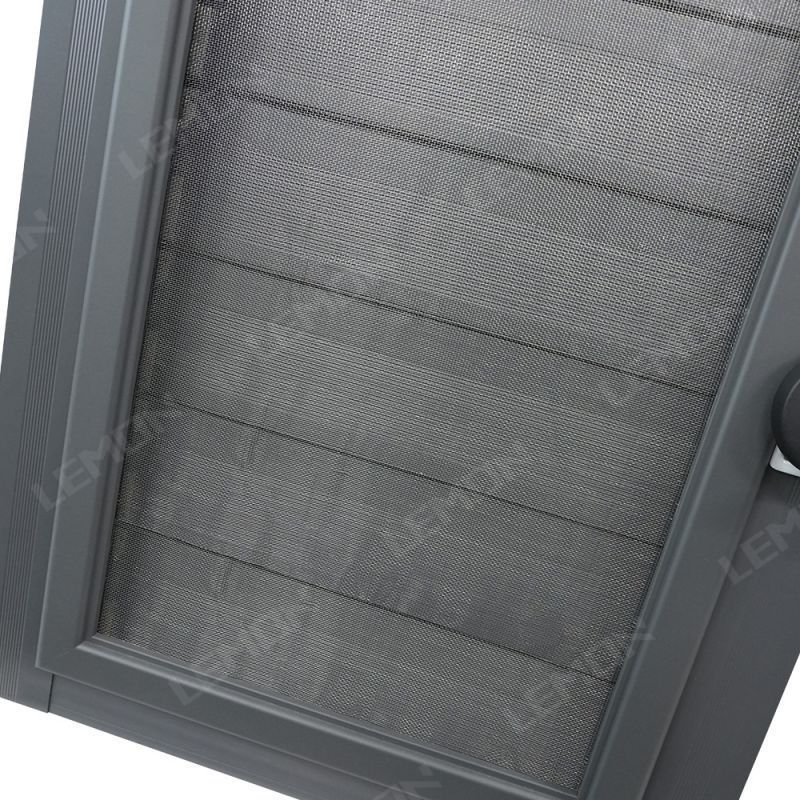 Aluminum Louver Window Hurricane Proof Exterior Anti-theft Aluminum Blades Jalousie Window with Screen