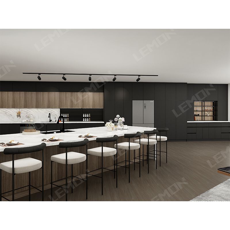 Modern designs style farmhouse design mdf kitchen furniture organizer custom kitchen cabinets