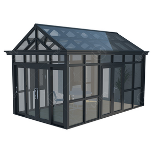 Prefabricated Glass Sunroom  Glass Houses Aluminium Pool Sun Room Aluminum Alloy Glass Houses