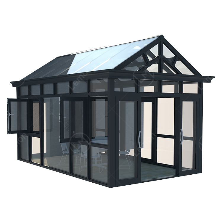 Prefabricated Glass Sunroom  Glass Houses Aluminium Pool Sun Room Aluminum Alloy Glass Houses