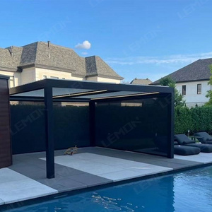 Modern Advanced Design Aluminium Pergola Canopy for Swimming Pool Exterior Pergola Aluminium Outdoor