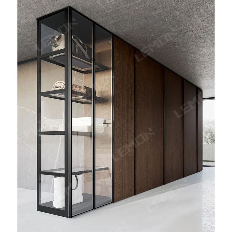 Home furniture modern design custom size high quality wooden wardrobes closet clothes organizer for bedroom living room