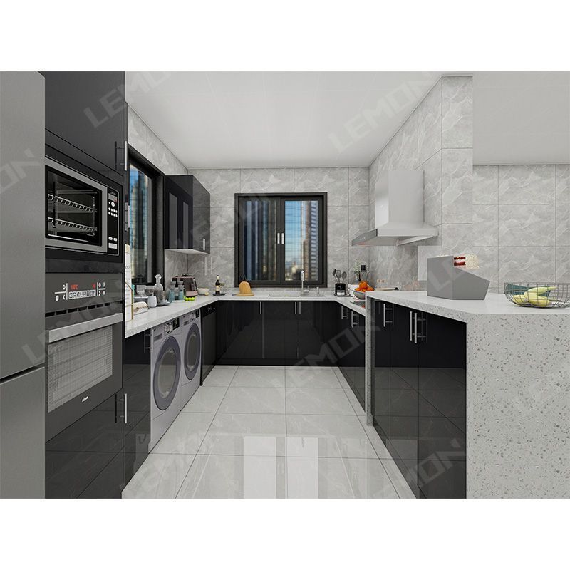 Grey cupboards for new design sample modern small kitchen cabinets